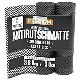 DIY Doctor Antirutsch-Griffrollen (2er Pack) – 190 x 30cm – rutschfeste Gummimatte für Teppiche & Laminatböden