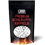 Kohlsuppen-Kapseln, 320 Stück, original Kohlsuppe Extrakt, 300mg pro Kapsel Hochdosiert, Extrem Hochwertige Premium Qualität mit Vitamin C & Petersilienpulver ohne Aromen & Farbstoffe GMO-frei