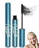 Mascara für ältere Frauen schwarze,Wasserfeste Wimperntusche natürlich,Hypoallergen,Volumengebend für dünner werdende Wimpern und empfindliche Augen(2er-Pack)