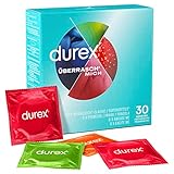 Durex Überrasch Mich Kondome-Mix – Mischung mit 4 verschiedenen Kondom-Sorten zum Ausprobieren – 30 Kondome (1er Pack)