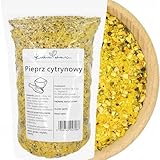 Zitronenpfeffer Gemahlen 100g | Aromatische Gewürzmischung mit schwarzem Pfeffer & Zitronenschale | Perfekt für Fisch & Gemüse | KUCHNIA ZDROWIA