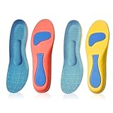 Quzyllic 2 Paar Orthopädische Einlegesohlen,Fersenspor Einlegesohlen,Schuheinlagen Orthopädische,Orthopädische Einlagen,Einlegesohle Plantarfasziitis Ideal für Plattfüße, Plantarfasziitis (39-40)