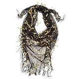 VERDANVERSE Taillenschal Damen Schal Hüftgurt Dreieckstuch mit Pailletten Tanzschals Paillettenröcke Tanzender Rock Tanzstil mit Pailletten Tanzrock Hüfttuch Frauen tanzen Rock Stoff