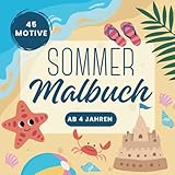 Sommer Malbuch für Kinder - Kritzelbuch ab 4 Jahre: Zeitvertreib und Geschenkidee für den Sommer