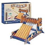 Geteawily Kinder Webset | Topflappen Webrahmen Set Mit Bastelringen,Pädagogisches Spielzeug Zur Herstellung Von Haustierschal & Untersetzern Für Anfänger, Mädchen & Jugendliche