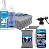 LICARGO® Autopflege Set Komplett – 9-teiliges Bundle für Innenraum & Glas – mit Innenraumreiniger, Mikrofasertücher, Kunststoffpflege, Scheibenreiniger & Scheibenversiegelung