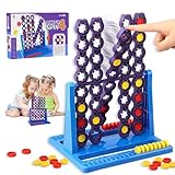 4 Gewinnt,Vier Gewinnt mit Spin,Connect 4 Spin Game,4 in Einer Reihe Spiel,Kinder Brettspiel mit Funktionen Spinning, Battle Strategiespiel für 2 Spieler, Brettspiele Spiele Kinder ab 6 Jahren