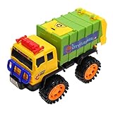 Beaupretty Müllwagen Reibung Angetriebenes Rückziehauto Robustes Umweltbewusstes Für Jungen Mädchen Zufällige Farbe Zufällige Farbe