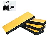 Hitopin Selbstklebend Autotür Wandschutz, 4 X Garagen Wandschutz, 30 x 10 x 3 cm Garagen-Wandschutz Wandpolsterung, Selbstklebender Kantenschutz Schaumstoff, für Autotüren, Garagen und Carport