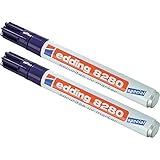 edding 4-8280100_2 Permanent-Marker, UV Marker, 2er Pack