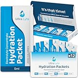 Ultra Lyte Hydratationspakete – Zuckerfreie Keto-tägliche Elektrolyte, flüssige Spurenmineralien, Magnesium, Natrium, Kalium, hochkonzentrierter Elektrolyt für Immunität, Energieunterstützung und