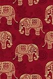 Notizbuch: Elefant Cover Design / 120 Seiten / Liniert / DIN A5 + (15,24 x 22,86 cm) / Soft Cover / Optimal als Tagebuch, Bullet Journal, Rezeptbuch, Malbuch, Skizzenbuch usw.