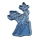 Cuticuter CGBAMBI Cortador de galletas Bambi. Ausstechformen, Kunststoff, Blau