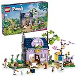 LEGO Friends Haus und Blumengarten der Imker, Bauset, Natur-Spielset, Geschenk für Mädchen ab 12 Jahren, Set mit baubarem Modell, 4 Minifiguren und Tierfiguren, Katze und Hase 42669