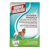 Simple Solution Hunde Windeln XL, 12 Stück