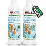 Pastaclean Abflussreiniger Gel EXTRA STARK - 1500 ML - Bis zu 20 Anwendungen je Flasche Intensiv Rohrreiniger, Keine