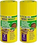 JBL PRONOVO Insect Stick, Futter für alle Aquarienfische von 3-10 cm, Fischfutter-Sticks, Klickdosierer, Größe S, 100 ml (Packung mit 2)