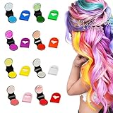 8 Stück Haarkreide für Mädchen Haarfarbe Kinder Auswaschbar Unterstützt das Mischen und Anpassen Mehrerer Farben, DIY-Haarfarbe, Geeignet für Mädchen Als Geschenk