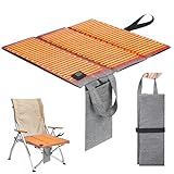 KBIBCK Beheiztes Sitzkissen, Faltbares Beheiztes Kissen mit 3 Einstellbare Temperatur,44 X 40CMTragbares Heizkissen,USB Heizsitzkissen Für Stadioncamping,Camping,Wandern(Enthält Keine Powerbank)