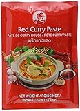 COCK Currypaste Rot, mittlere Schärfe, authentisch thailändisch Kochen, natürliche Zutaten, vegan, halal & glutenfrei (12 x 50 g)