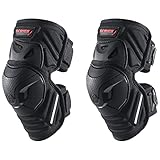 Scoyco Motorrad Knieschienbeinschoner Pads Schwarz Einstellbare Knieschoner Pads Protektor Rüstung für Motocross Racing Mountain Biking