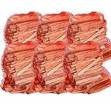 Premium Anfeuerholz aus Nadelholz 30 dm³ (6 Netz je 5dm³) Trockenes Anzündholz für Kamin, Grill, Ofen und Lagerfeuer – Naturbelassenes Anmachholz für einfaches Entzünden.