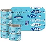 by Amazon Thunfischfilets, geschnitten, in eigenem Saft und Aufguss, 195g, 6er-Pack