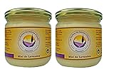 Les Ruchers des bastides d'Estelle - 2 x 500 g Lavendelhonig aus der Provence (Miel de Lavande de Provence), cremig und aromatisch