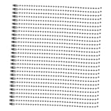 Baluue 300 Stück Kugelkette Metallkette mit Glatter Oberfläche Lange für DIY Schmuck Anhänger Schlüsselanhänger Accessoires Taschenanhänger