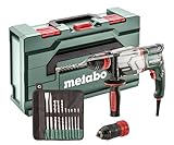 Metabo Multihammer UHE 2660-2 Quick Set – 600697510 – Multihammer zum Hammerbohren, Bohren in zwei Gängen und Meißeln – 4 m Kabellänge