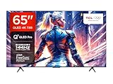 TCL 65T8B 65-Zoll QLED Pro 144Hz Onkyo Gaming Fernseher, 4K UHD, HDR Pro, Google TV (Dolby Vision IQ & Atmos, Motion Clarity, Freihändige Sprachsteureung, Kompatibel mit Google Assistant & Alexa)