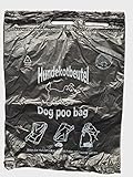 Allesverpackt 1000 Beutel Hundekotbeutel/Hundetasche 20 x 31 cm 3 cm, 100er Set