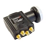 Premium X Deluxe Quattro LNB SAT Mehr-Teilnehmer für Multischalter Digital Satelliten Signalumsetzer DVB-S2 TV HD UHD 4K