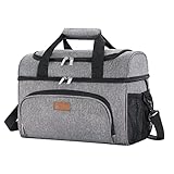 Lifewit große Kühltasche für 27/32/48 Dosen, isolierte Lunch-Tasche, leichte, tragbare Kühltasche, doppellagig für Picknick, Strand, Arbeit, Reise