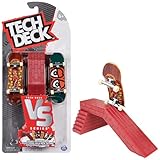 Tech Deck VS. Series - Fingerboard 2er-Set mit Hindernis, Trickkarten und Zubehör (Zufallsauswahl - Sortierung mit verschiedenen Produkten)