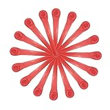 50PCS Kunststoff Ersatz for Gardena Gras Trimmer Einfach Cut Li-18/23R for Cordless Klinge Cutter Rasen