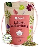 Geburtsvorbereitung - 100% BIO Schwangerschaftstee speziell ab 37. SSW - mit Himbeerblättern und Frauenmantel nach traditionellem Hebammen-Wissen für das 3. Trimester - PregniVital®