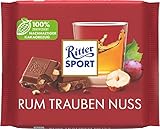Ritter Sport Tafelschokolade Rum Trauben Nuss, 100 g