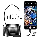 1920P HD Snake Inspektion Endoskop, pancellent Typ C Endoskop, Scope Kamera mit 8 LED Leuchten für Android und iOS Smartphone, iPhone, iPad, Samsung(5M)