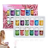 Diffusor Öle,12 Duftöl Mischungen Im Set | Wasserlösliche Langanhaltende Raumdüfte 3ml Beruhigender Lufterfrischer Für Kerzenherstellung Seife Entspannung