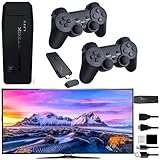 iLogic Spielkonsole Retro Konsole TV Game Stick 64GB HDMI 4K - 21000+ Spielen mit 2 Gamepads Bluetooth Wireless Plug und Play Spielekonsole Retro Gaming