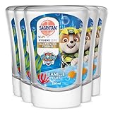 Sagrotan Kids No-Touch Nachfüller Kamille – Für den automatischen Seifenspender – 5 x 250 ml Handseife