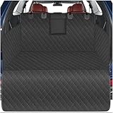 DGHJJ Kofferraumschutz Hund mit für Kia Sportage PHEV Plug-in Hybrid 2025 2026, Ladekantenschutz Wasserabweisend & Kratzfest,Gesteppte Auto Hundedecke mit Tasche