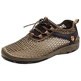 Segelschuhe Herren : Tauchschuhe Wassersportschuhe Breiter Zehenbox Barfußschuhe Wasserschuhe Schnell Trocknend Badeschuhe Fitnessschuhe Mit rutschfest Sohle Weich Leicht Traillaufschuhe