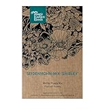 Seidenmohn-Mix 'Shirley' Saatgut - Papaver rhoeas ca. 3500 Samen | Historische Mohnsorte mit ungefüllten und gefüllten Blüten in Weiß, Rosa und Rot | Bienenfreundlich, ideal für Wildblumenwiesen