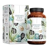 NATURTREU® Calcium hochdosiert mit Vitamin C vegan - 120 Kalzium Kapseln 800mg hochdosiertes Calcium pro Tagesdosis - Ohne Zusatzstoffe