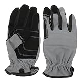 DOITOOL Schnittfeste Rutschfeste Gartenhandschuhe für Damen und Herren Atmungsaktive Arbeitshandschuhe mit Robustem Material Komfortabel und Flexibel für Gartenarbeit Landschaftspflege