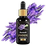 Aromaholik Lavendelöl BIO 100% naturrein – Ätherische Öle für Diffuser & Aroma Diffuser – Zertifiziertes ätherisches Öl aus Indien – Lavender Essential Oils 30ml für Sauna, Schlaf & Massage