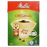 Melitta Filtertüten 102/80 naturbraun Aroma, 80 Stück