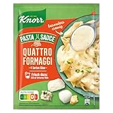 Knorr Pasta Sauce Quattro Formaggi leckere Nudelsauce mit 4 Sorten Käse 250 ml
